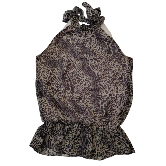 Zoe+Skye Tops - Zoe + Skye Animal Print Halter Top